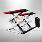 Wheels Free Double Scissor Lift